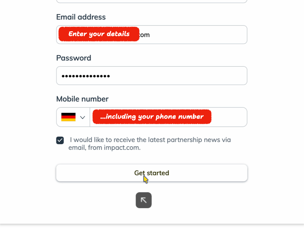 Step 6 — Enter your details